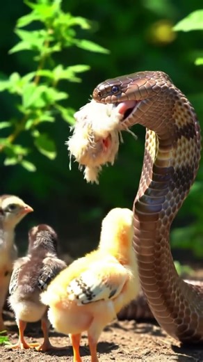 Cobra Swallows Baby Chick | Unbelievable Wildlife Moment