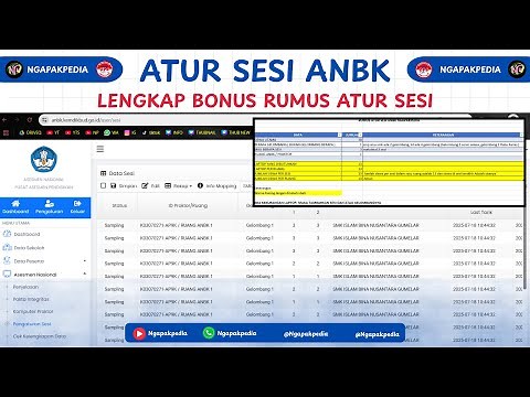 CARA ATUR SESI ANBK 2025