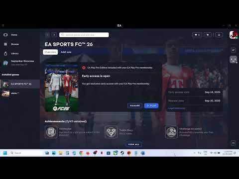 EA SPORTS FC 26: Error Too Many Computers Have Accessed This Account's Version Of EA SPORTS FC 26
