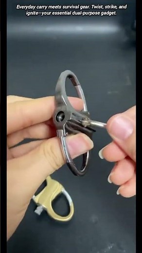 ​How Does This Keychain Light A Fire So Easily.
