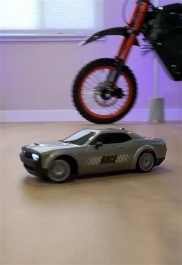 1:24 Scale RC Drift Car – Challenger Hellcat Style 🏁🔥 Muscle car vibes with drift-ready performance. This 4WD RC drift car features a bold Hellcat-inspired body, LED underglow & headlights, and drift tires for smooth slides and tight control. Fast, responsive 2.4GHz remote, easy to drive, and perfect for indoor or outdoor drifting fun. #RCDrift #DriftCar #HellcatStyle #RCCars #TikTokShop