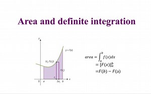 area and definite integration