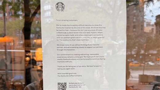 NYC Starbucks closing as part of turnaround plan will display ‘signage’