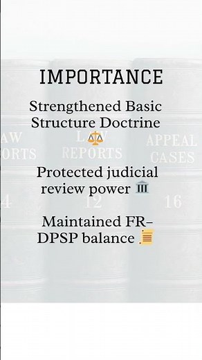 Minerva Mills Case Explained | Basic Structure Reaffirmed