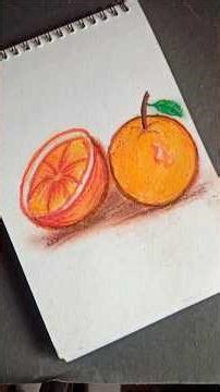 Easy orange drawing 🍊🧡#art #artist #drawing #ytshorts #fruit #shorts #orange #painting #sketch #easy