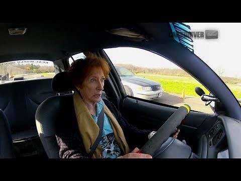 Old Lady Beats Dumb Driver - CAR and DRIVER