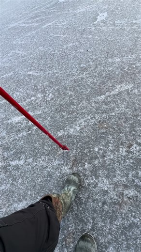 Found FIRST ice in Northern Wisconsin! We are officially walking on hard water!🥶 #IceFishing #Fishing #EarlyIce #FirstIce #NorthernWisconsin | NB Edits