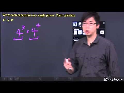 How to calculate using exponent laws