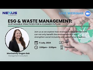 ESG & Waste Management: Sustainable Practices for a Cleaner Future
