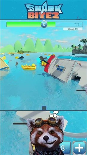 ⚡Glitch⚡ My flying boat glitched off the map in SharkBite 2 🦈 #roblox #sharkbite #sharkbite2