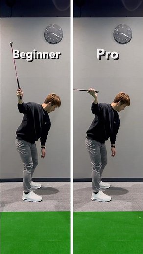 hand motion ✋プロの右手の使い方？#golf #골프 #ゴルフ