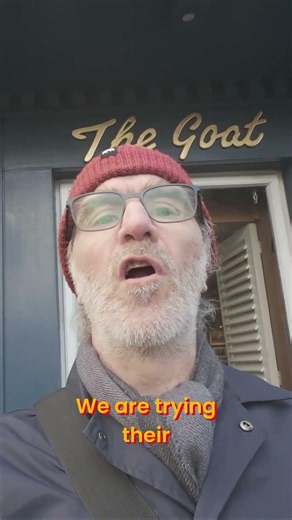 Michael Tries Chicken Wings & Burgers at The Goat #shorts