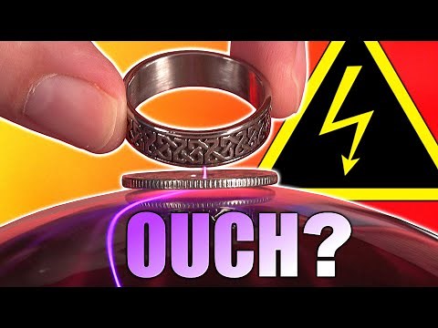 Power of Plasma Balls Visualized | Don't wear a ring... Jumping won't help!