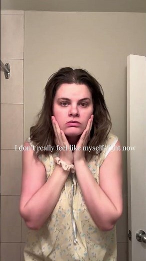 I look in the mirror and don’t recognize the person looking back and maybe that’s ok #motherhood