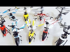 ラジコンヘリ動画!飛行10連発[ホバリング&離陸]室内トイヘリ比較レビュー