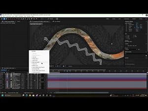 how to make a flowing river in adobe after effects