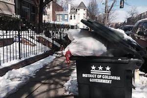 D.C. trash piles up in neighborhoods during snow and cold