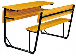[Hot Item] Detachable Wood Double School Desks for Sale School Furniture