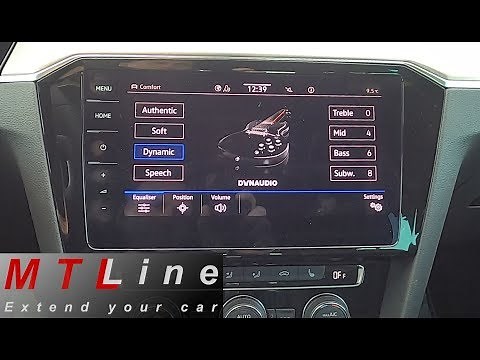 VW Passat B8.5, MY2020 – Dynaudio settings overview