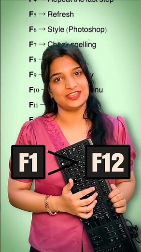 ✅All Function Keys of Keyboard #shortcutkeys #hacks #msoffice #msofficecourse #msofficetutorial