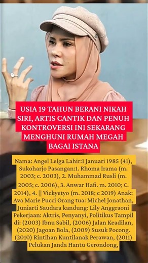 USIA 19 TAHUN BERANI NIKAH SIRI, ARTIS CANTIK DAN KONTROVERSI INI SEKARANG HIDUP DI RUMAH MEGAH#news
