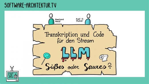 software-architektur.tv: Mit KI-Transkription und Code für den Stream
