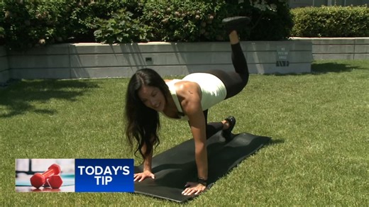 Tabletop glutes exercise - Today's Tip