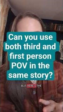 mixing first and third person POV in your novel 🙀 #howtowriteabook #writingabook #writingadvice