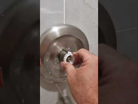 How to remove Moen tub shower bath valve handle/assembly & replace and adjust water temperature.