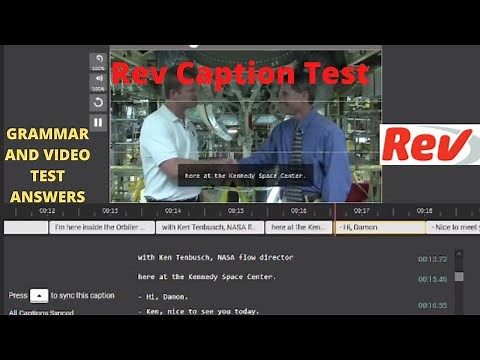 Rev Caption Test Answers 2022 || New Rev Caption Test Answers || DIY Crony