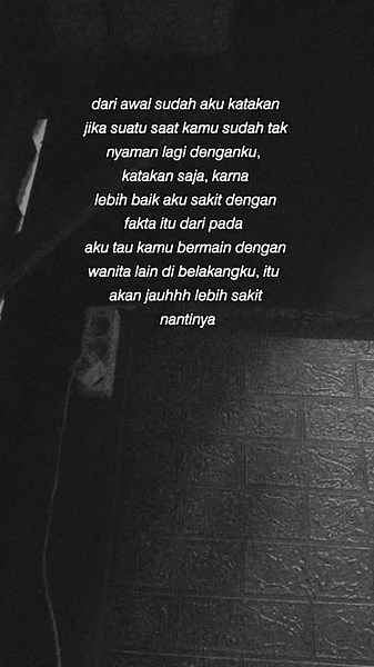 jujur memang menyakitkn, tapi kebohongan akan lbih sakit di kemudian hari #sadgirl💔🥀 #capekgakfyp #fypシ