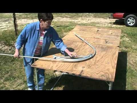 How to make a 3 ft wide garden row cover