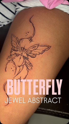 Jewel-toned butterfly abstract art by @arnie_tattoo_artist DM / Contact us on 9035077840 for Tattoo Appointments/ Enquiries @swink_tattoo_studio for free consultations. #swinktattoostudio #abstractbutterfly #arnietattooartist | Arnold Suraj