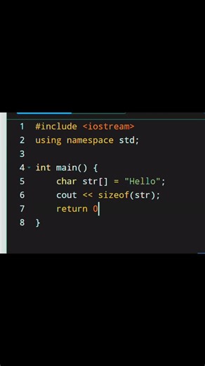 C++ sizeof String Trap 😱 | Coding With PK #shorts #cppprogramming #codingwithpk #programmingshorts