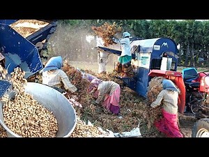 New Machine || Groundnut Harvesting | Peanut groundnut Harvester machine