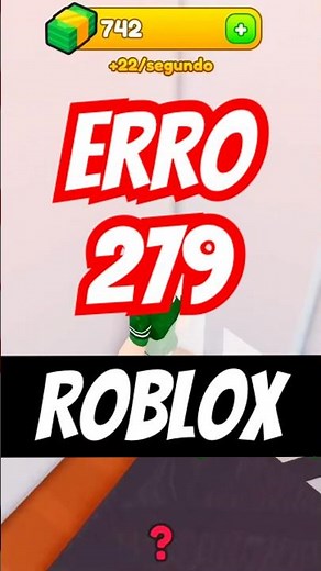 ROBLOX - ERROR 279 (HOW TO SOLVE) ⚙️🔥 #shorts #roblox #games