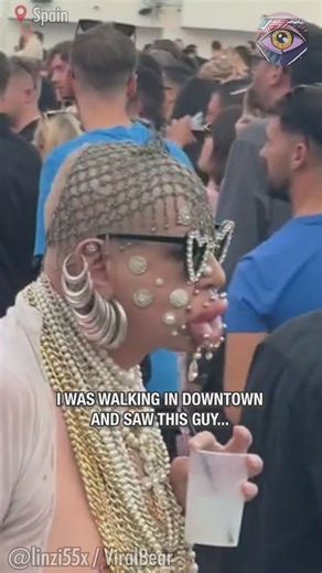 3.1M views · 8.3K reactions | Guy's full face piercing steals the show | Bright Side | Facebook