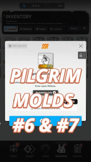 Double Pilgrim Molds!!【GODDESS OF VICTORY: NIKKE】#NIKKE #Gacha #Gaming #shorts