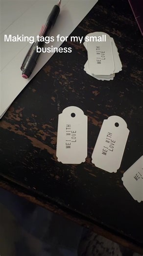 Cute Tags for My Handmade Shop