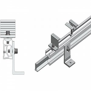 [Hot Item] Factory Aluminum 6005 Solar Power Energy Mounting Rails