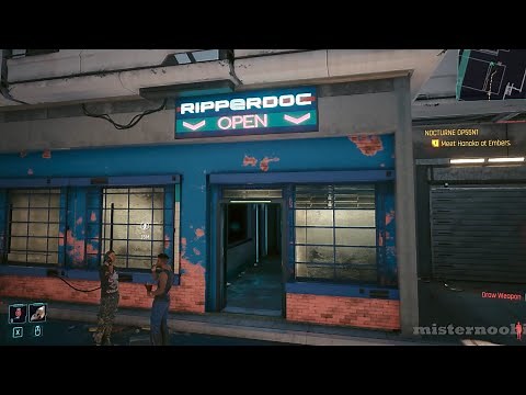 Cyberpunk 2077: David Martinez Ripperdoc clinic location from the Edgerunners