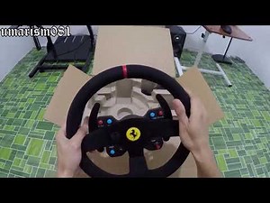 Thrustmaster T300 Ferrari Integral Racing Wheel Alcantara Edition - Unboxing and installation