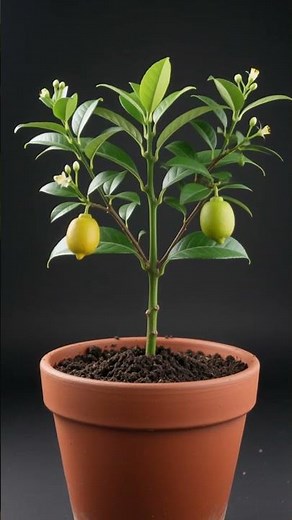 Growing a Lemon Tree From Seed | 12-Second Time-Lapse