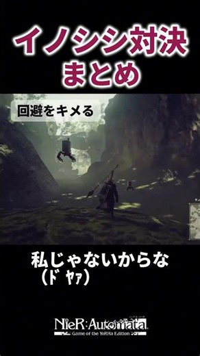 『NieR:Automata』イノシシ対決まとめ