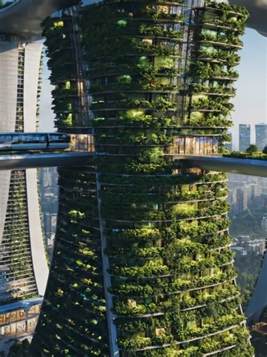 The Sky-Farming Terraces of Neo-Singapore Welcome to Neo-Singapore on 'Tech Tuesday'! Our AI envisions a future for Singapore, known for its groundbreaking green initiatives, where colossal sky-farming towers feed the city. Imagine a metropolis where sustainable agriculture is integrated into every building, a true vertical garden of Eden! #DigitalArt #VirtualVoyage #NeoSingapore #FutureCity #SkyFarms #VerticalGardens #SustainableCities #UrbanFarming #SingaporeInnovation #AIArt