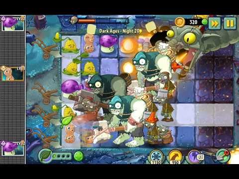 Plants vs. Zombies 2 : ⭐ FINAL BATTLE! Giant Zombie Army Attack | Dark Ages Part 7
