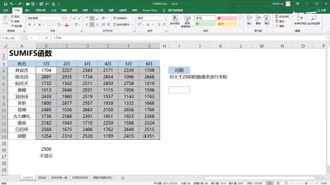 SUMIFS函数使用全集,看完这一章,就全懂了!