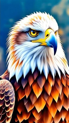 🦅✨ 3D Eagle Painting Comes to Life! Animation Magic in Action 🎨 | Stunning Art Transformation 12s