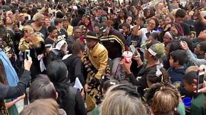 138K views · 3.3K reactions | Where else can you find a full-blown dance party at 10 am on a weekday? Only in NOLA  #BlackAndGoldFriday | New Orleans Saints | Facebook