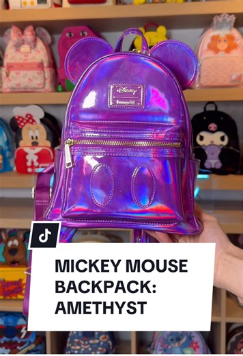 Loungefly Disney Mickey Mouse Holographic Mini Backpack